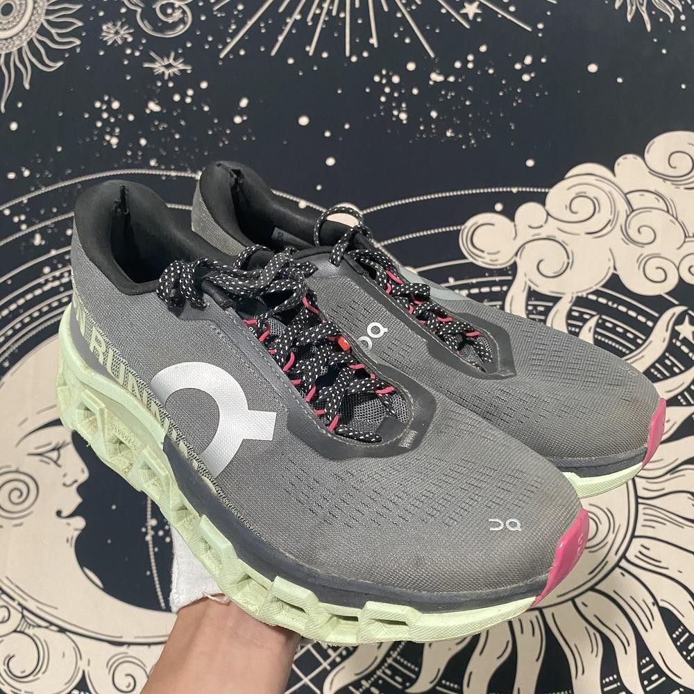 On Running Cloudmonster 2 3WE10112541 Athletic Sneaker Women's 9.5 Gray Mesh Gym